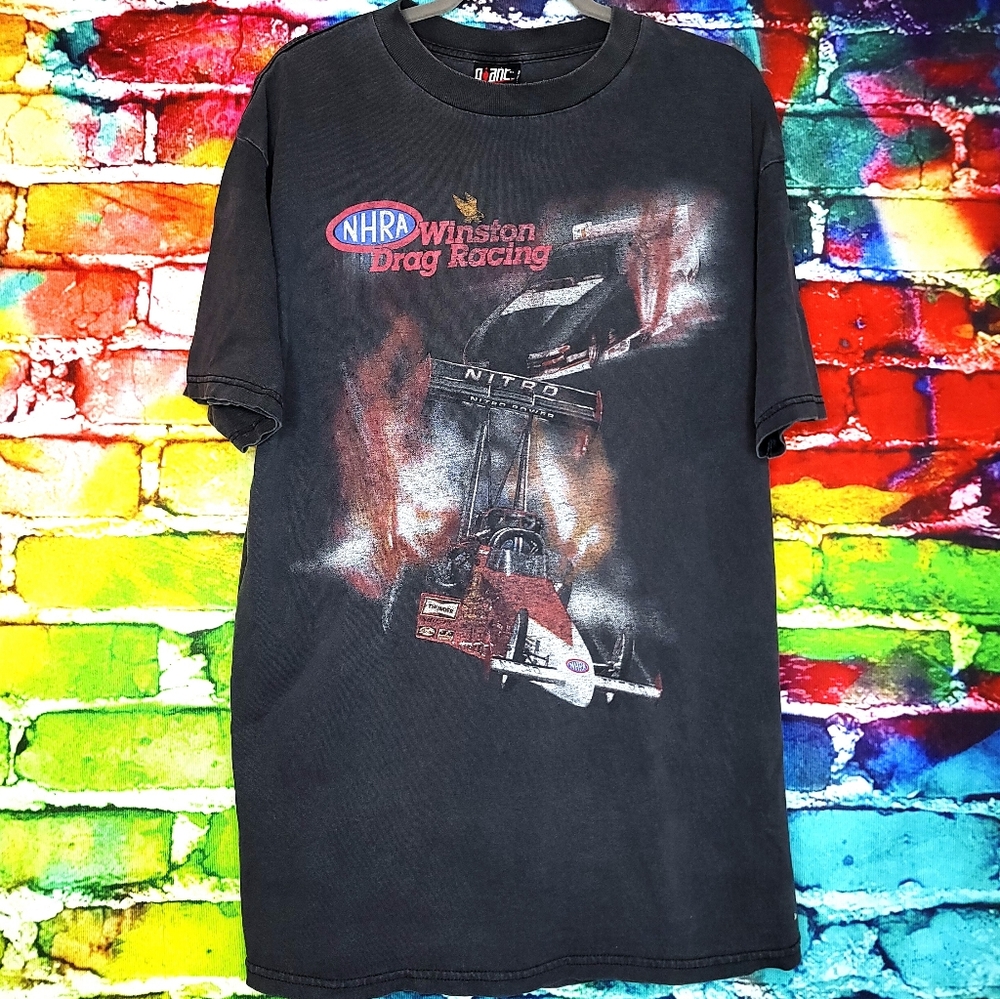 Vintage 90's Winston Drag Racing Tee